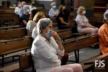 Eucaristía presidida por el obispo José Mazuelos y concierto de la Banda Municipal de Música por la festividad del Santo Cristo de Telde/Francisco Javier Santana.